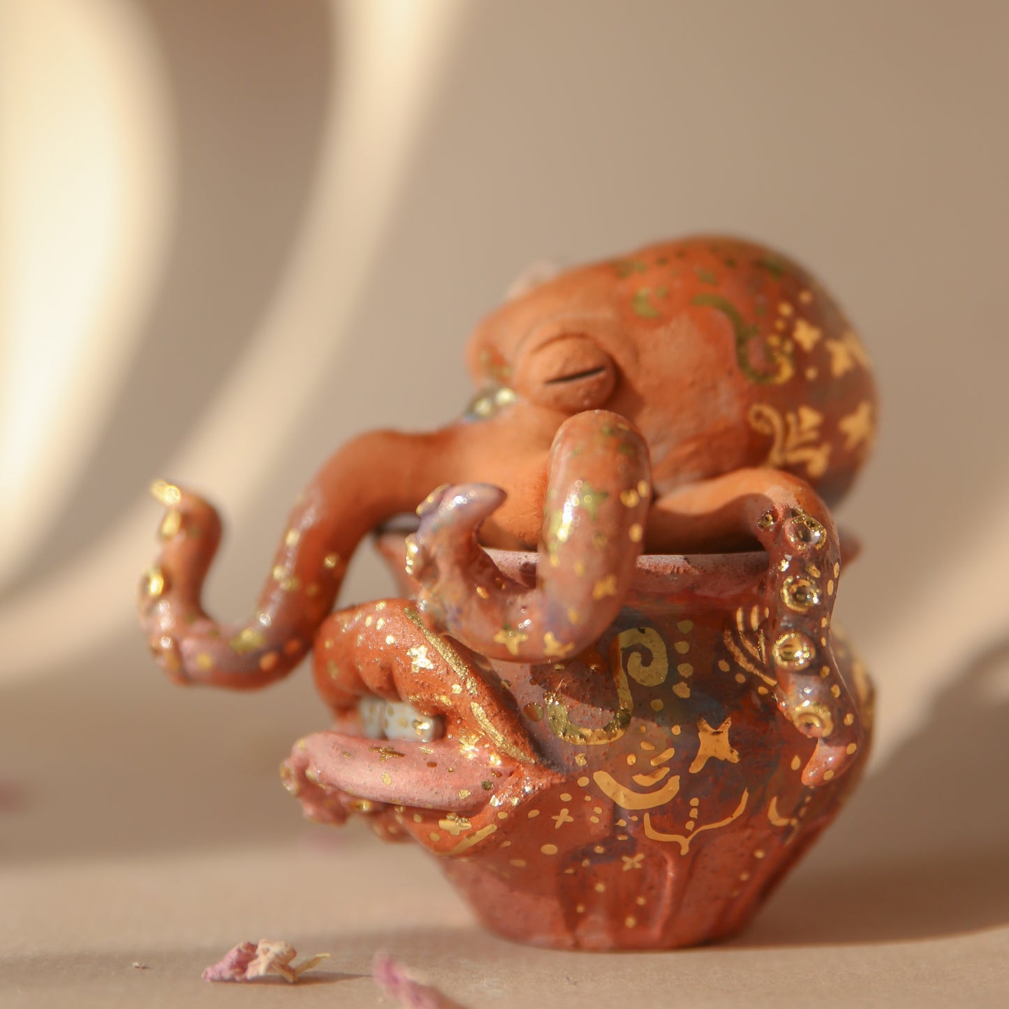 ulla sculptural vessel octopus medusa