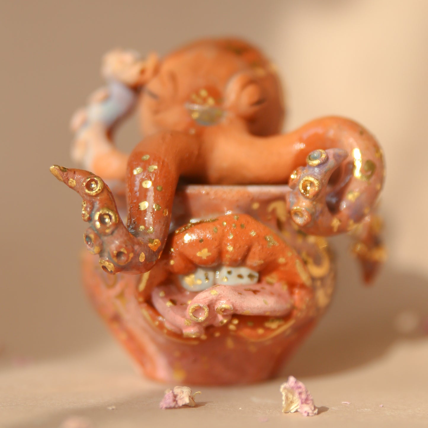 ulla sculptural vessel octopus medusa