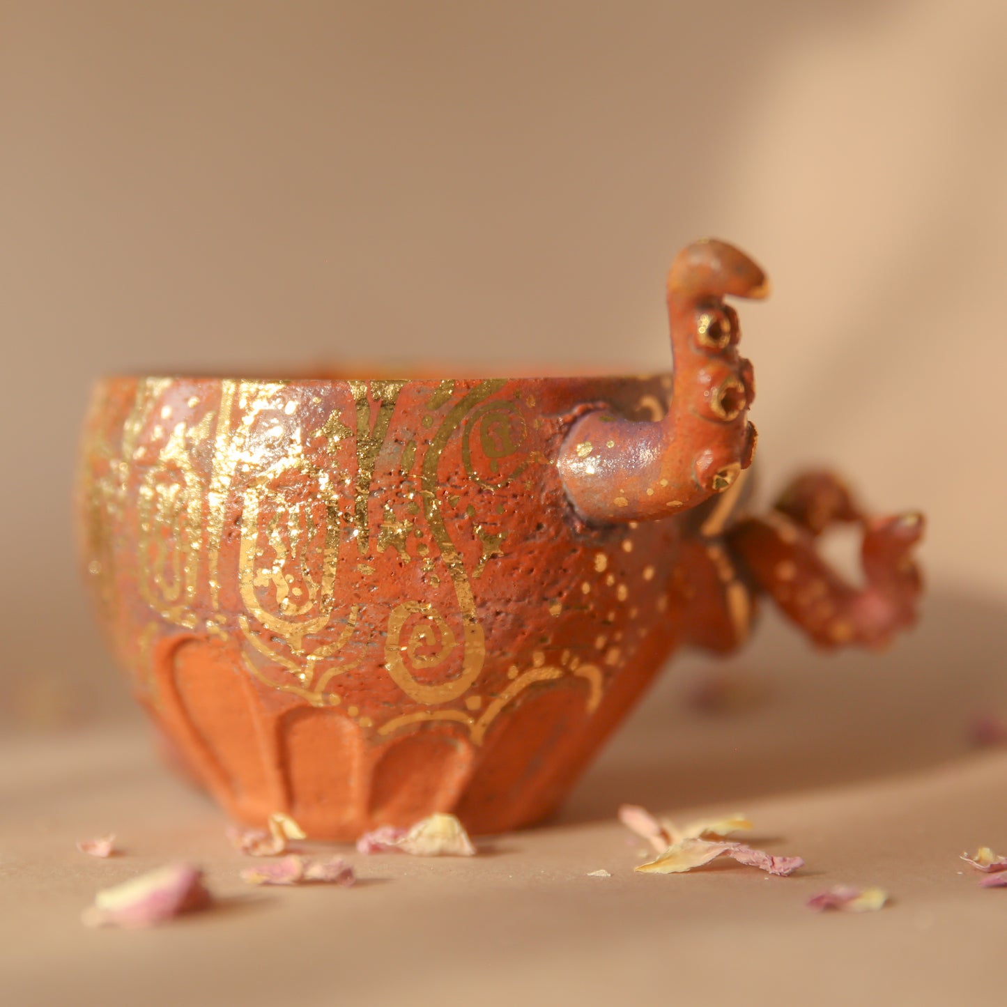 sol realm octopus medusa mug/planter/vessel