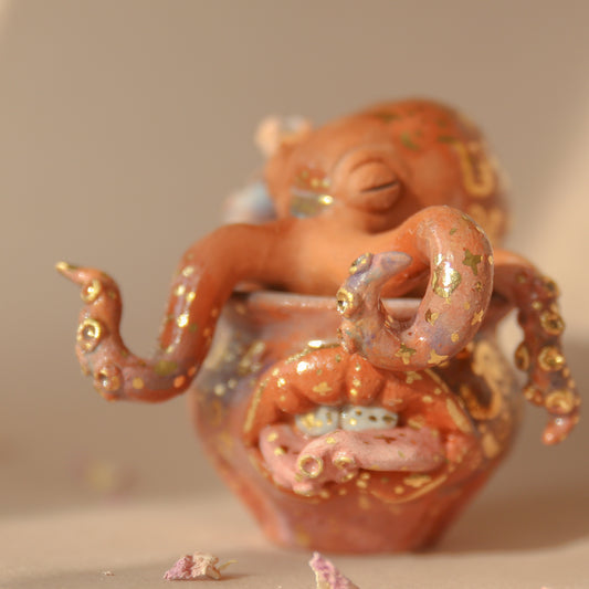 ulla sculptural vessel octopus medusa