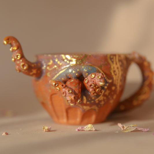 sol realm octopus medusa mug/planter/vessel