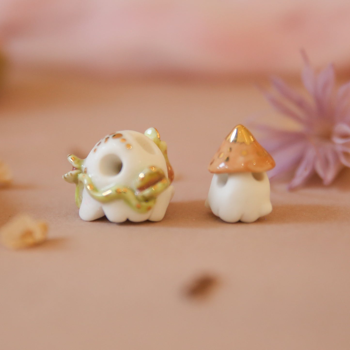 carnivorous plant & her farmer ancestor spirit ghostie